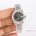 1:1 Swiss Copy Rolex Clean Factory Datejust Watch 28mm Rhodium Gray Dial 904l Jubilee strap